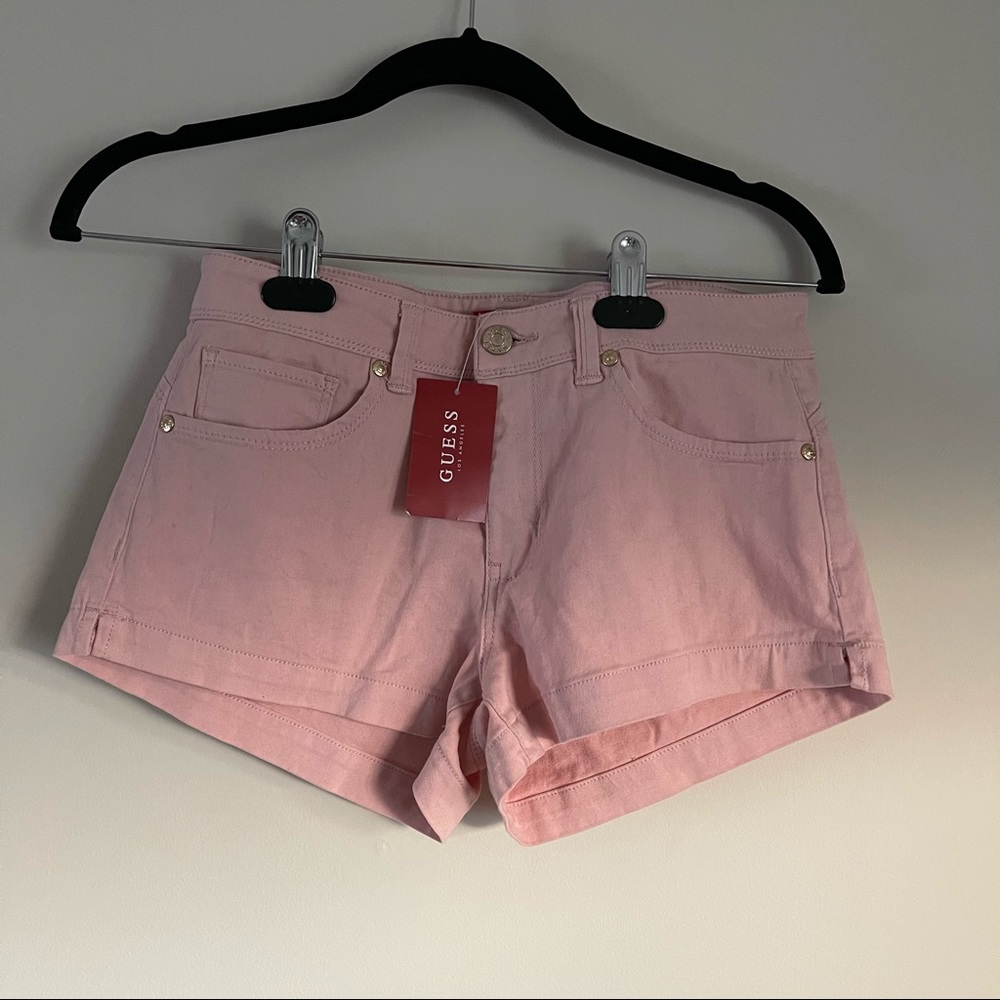 Guess light pink shorts with tags size 26